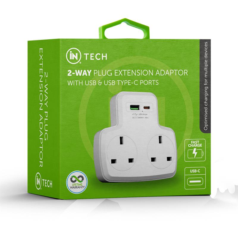 Double Plug Adaptor - iN Tech - DSL