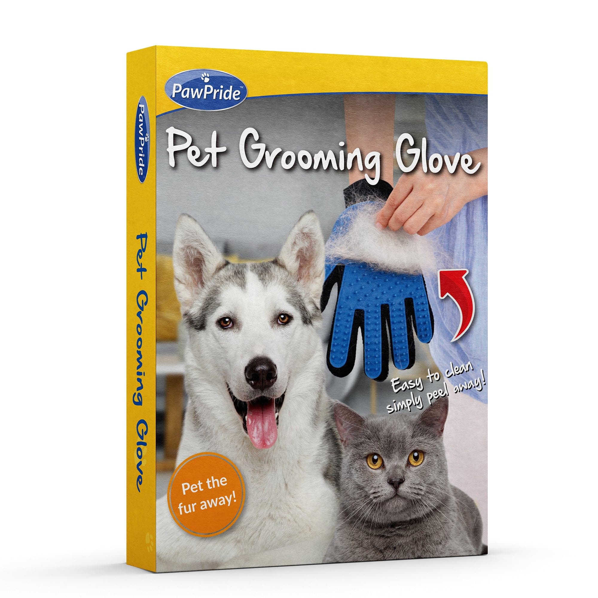 PawPride Dog Grooming Glove – Easy Fur Removal Relaxation – DSL