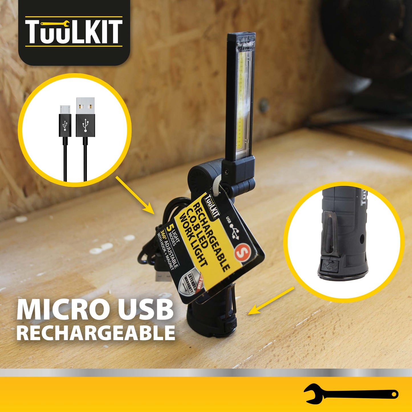 LED Magnetic Work Light - TuuLKIT - DSL