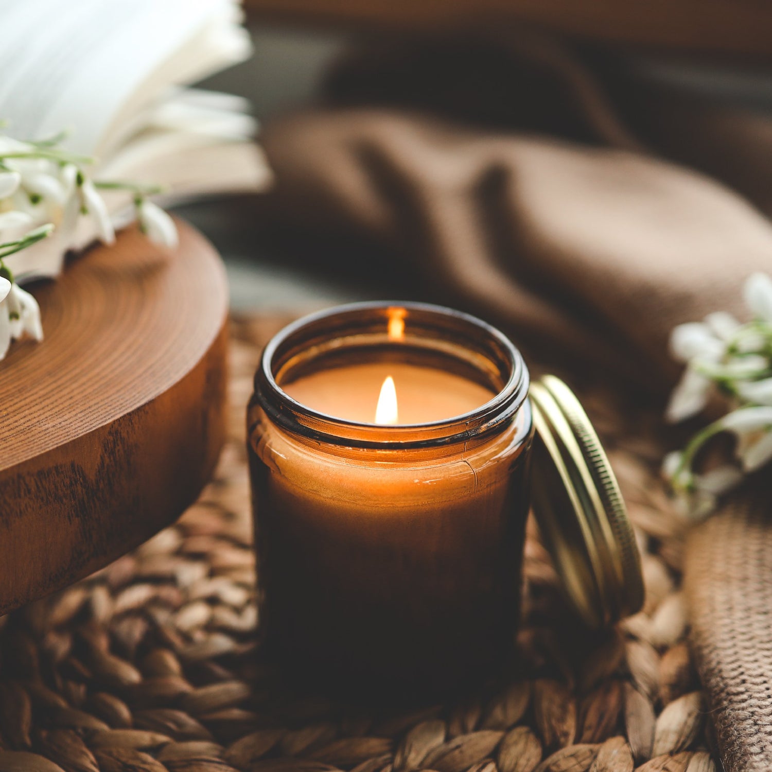 Candles and decorative lights