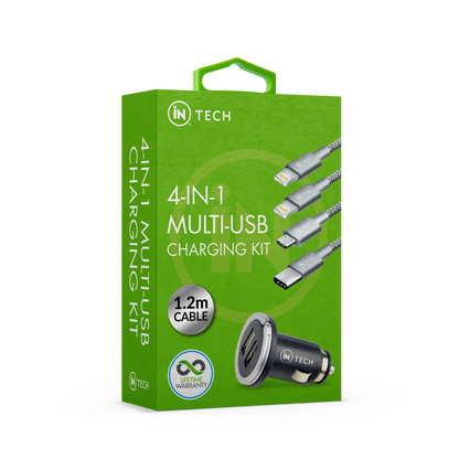 4-in-1 Universal USB  Charging Kit - iN Tech