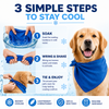 PawPride Dog Cooling Bandana - Lightweight Bandana for Dogs and Cats, Dog Cooling Collar for Summer Comfort