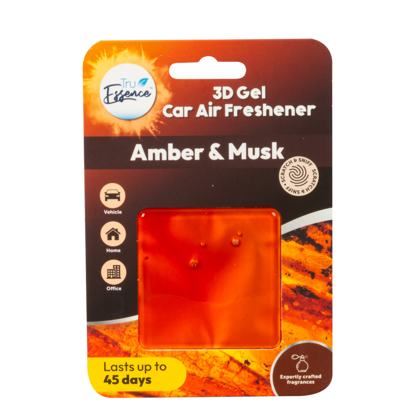 3D Gel Car Air Freshener – Lasts Up to 45 Days | Car, Home & Office