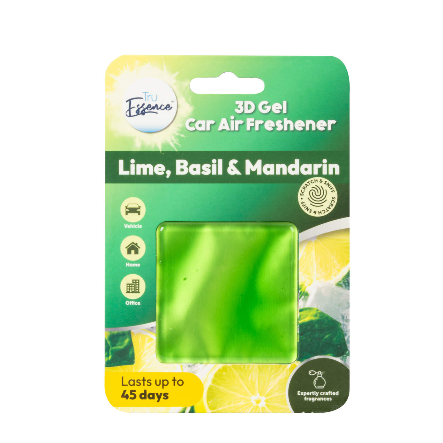 3D Gel Car Air Freshener – Lasts Up to 45 Days | Car, Home & Office