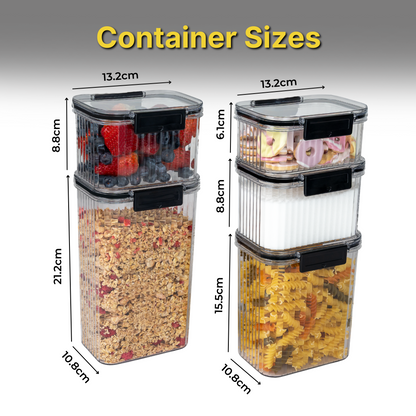5-Piece Fluted Container Set - DSL
