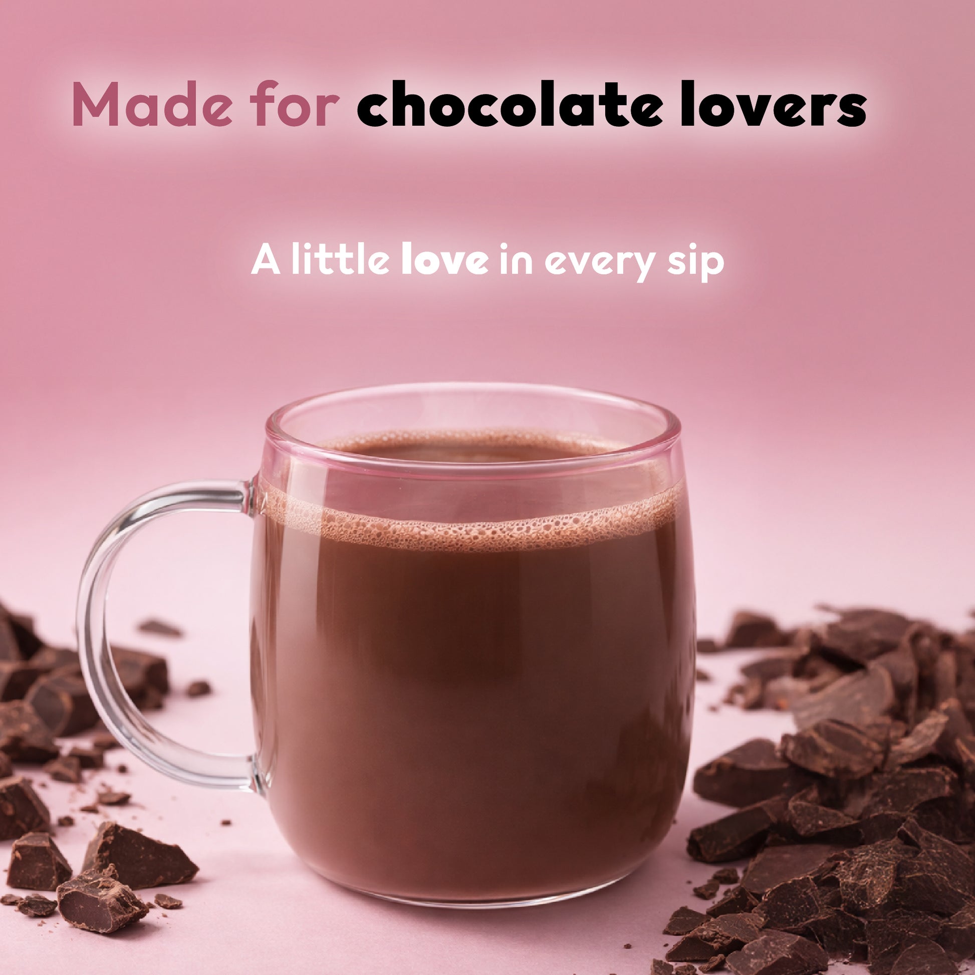 Glass Cup with 3D Heart – Clear Glass Mug Romantic Valentine’s Day Gift for Her & Him - DSL