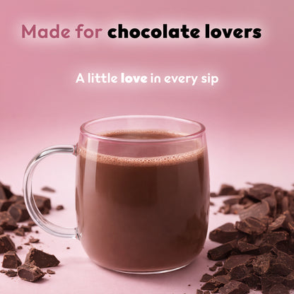 Glass Cup with 3D Heart – Clear Glass Mug Romantic Valentine’s Day Gift for Her & Him - DSL