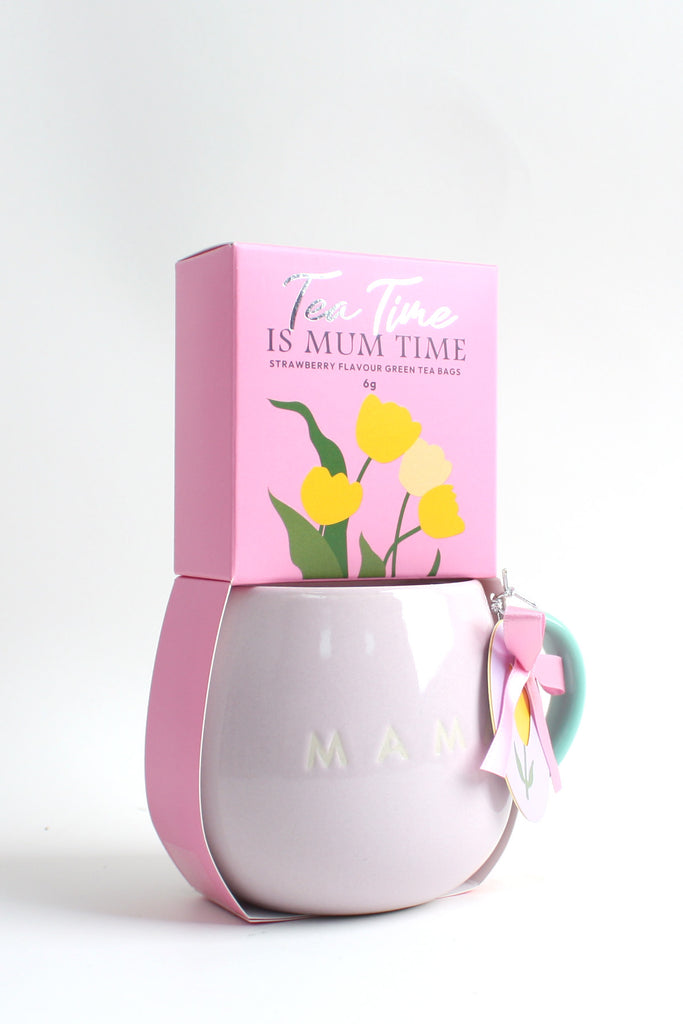 Mug with Strawberry Green Tea Bags – A Perfect Gift for Mum! - DSL