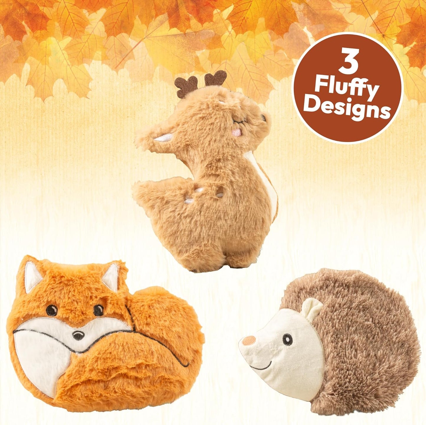 Microwavable Plush Wheat & Lavender Heat Pack | Heating Pads | Heatable (Fox) - DSL