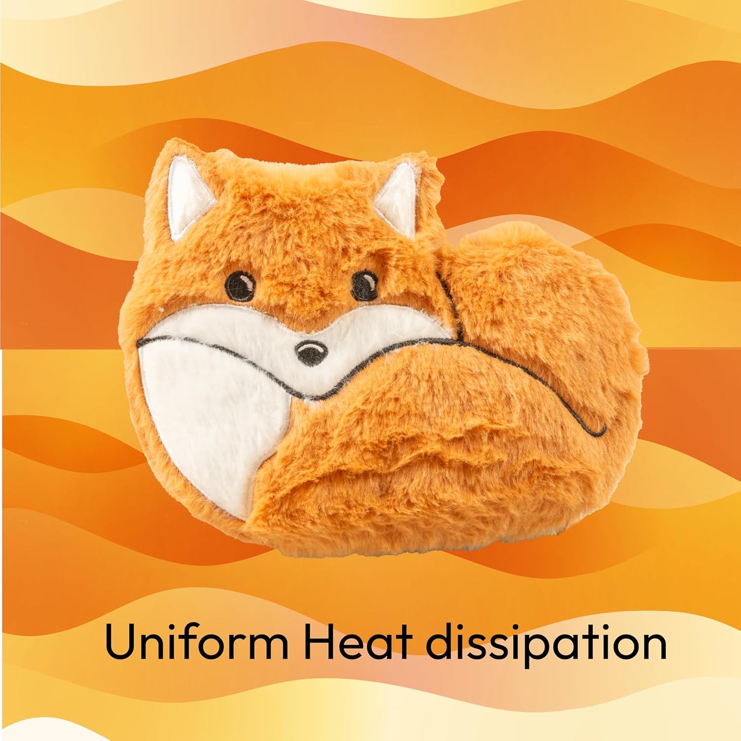 Microwavable Plush Wheat & Lavender Heat Pack | Heating Pads | Heatable (Fox) - DSL