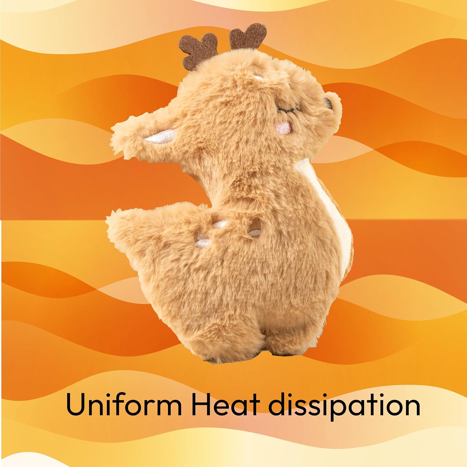 Microwavable Plush Wheat & Lavender Heat Pack | Heating Pads | Heatable (Deer) - DSL