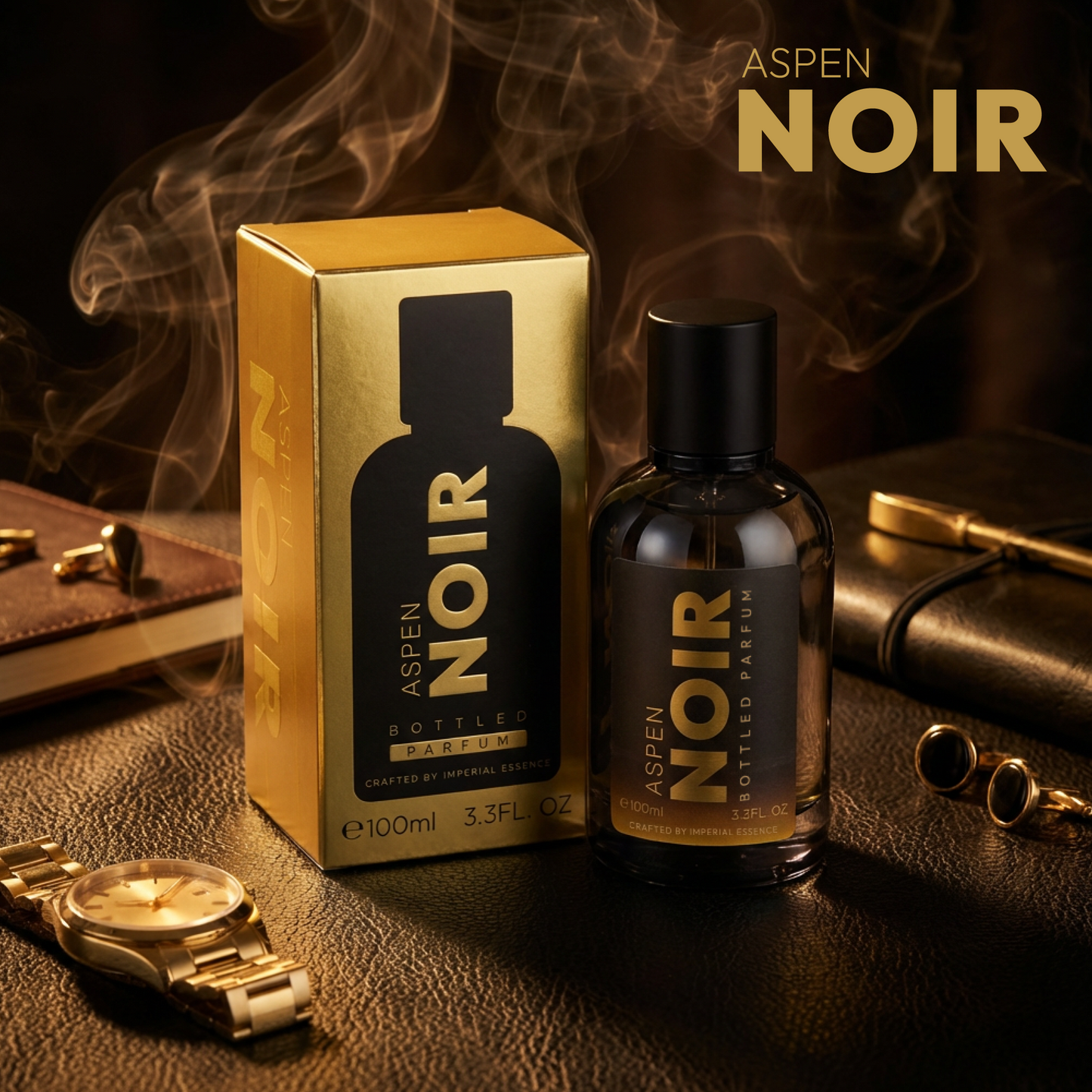 Aspen Noir Eau de Parfum for Men – The Essence of Strength and Mystery