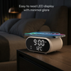 2-in-1 Digital Wireless Charging Alarm Clock | 15W Fast Qi Charger