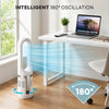 iN Bladeless Fan Cooler & Heater 3-in-1 with HEPA Air Purifier – 8 Speed with Remote Control | Hot & Cool Tower Fan | Allergen-Free Air