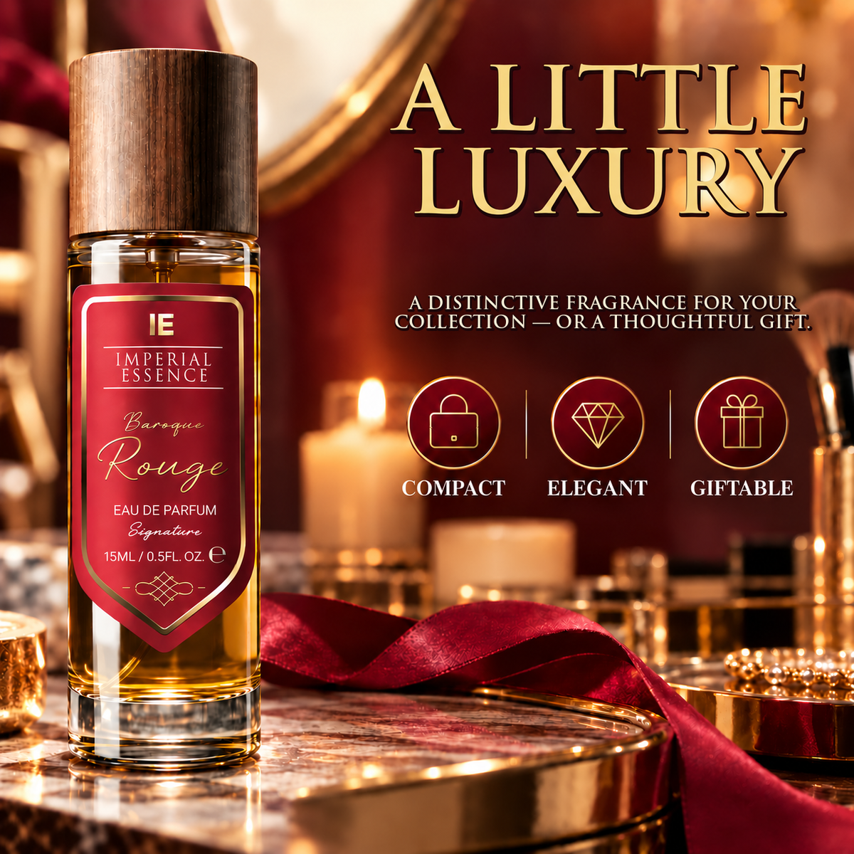 Travel Perfume 15ml – Unisex Long Lasting Eau de Parfum Signature Perfume for Men & Women - DSL