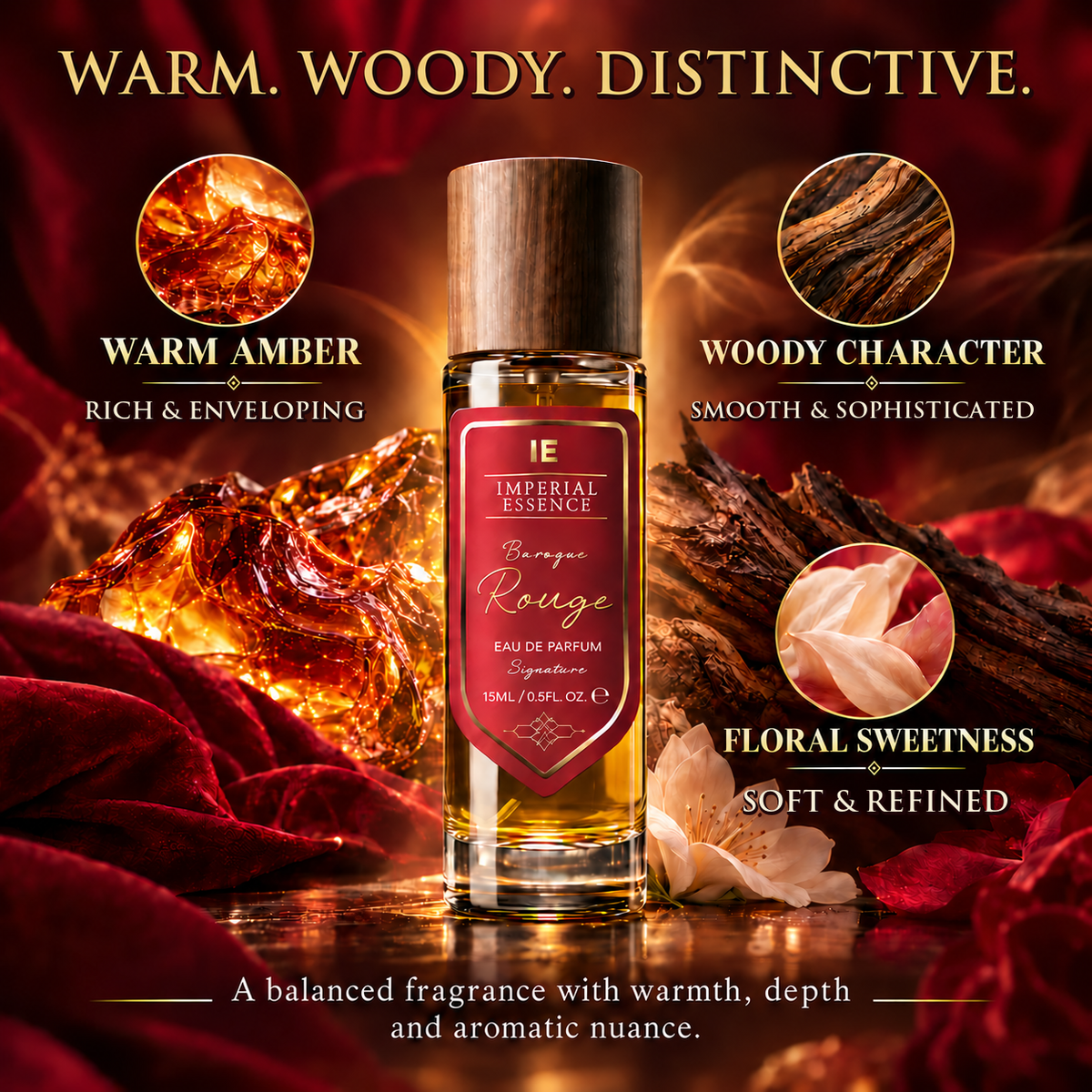 Travel Perfume 15ml – Unisex Long Lasting Eau de Parfum Signature Perfume for Men & Women - DSL