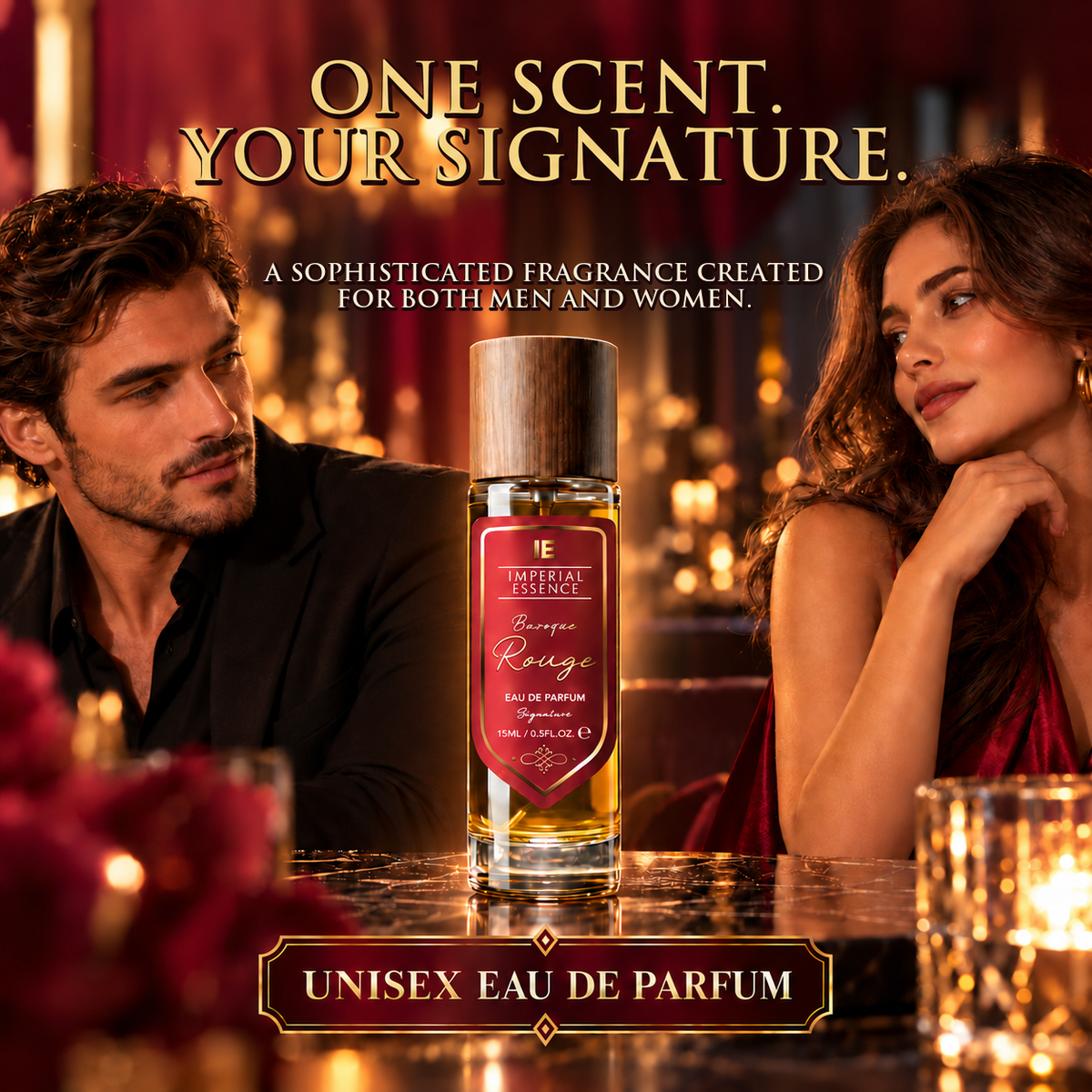 Travel Perfume 15ml – Unisex Long Lasting Eau de Parfum Signature Perfume for Men & Women - DSL