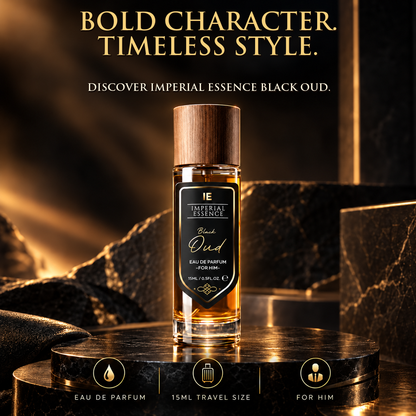Travel Perfume 15ml – Long Lasting Eau de Parfum Fragrance Spray, Pocket-Sized Mini Perfume for Men