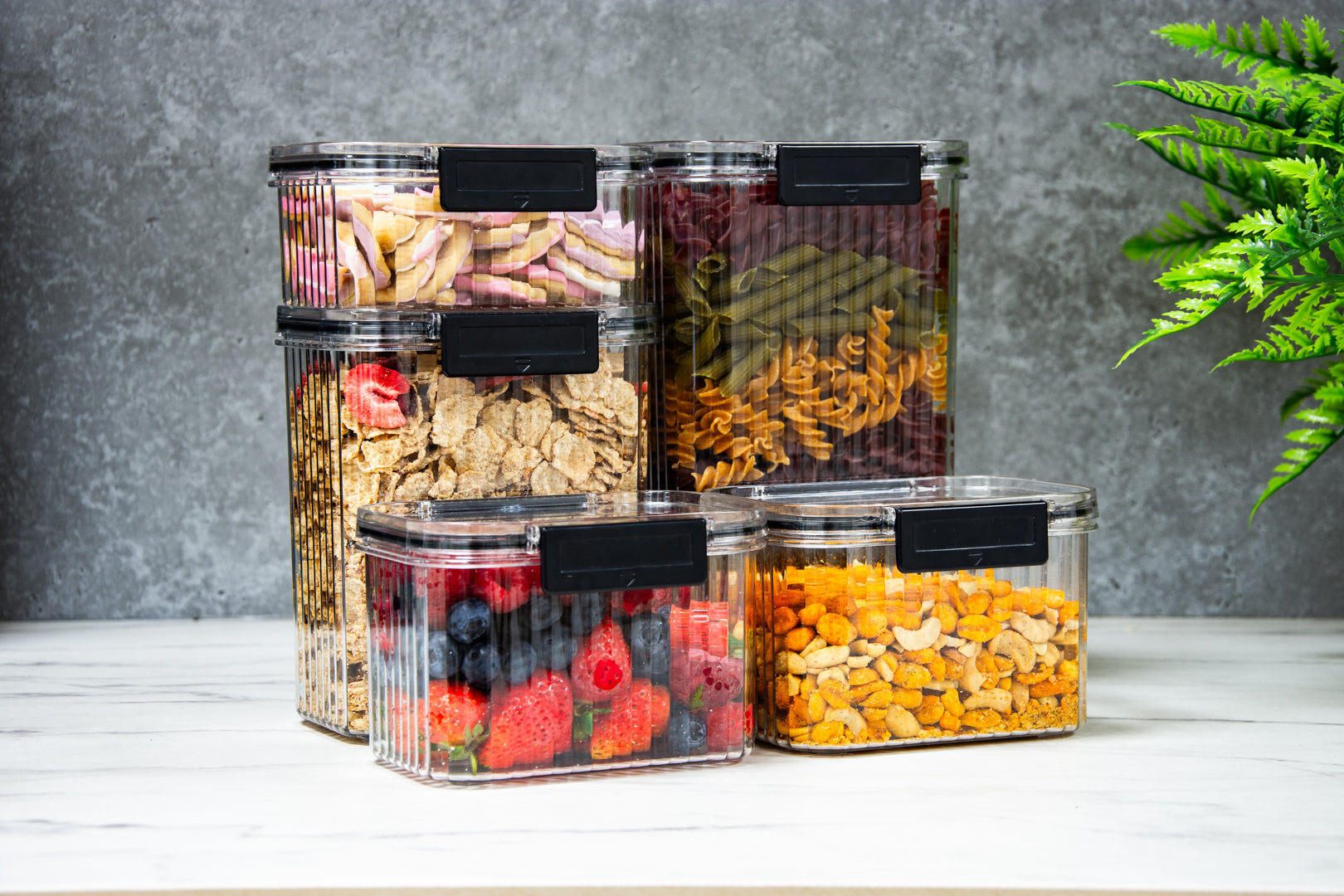 5-Piece Fluted Container Set - DSL