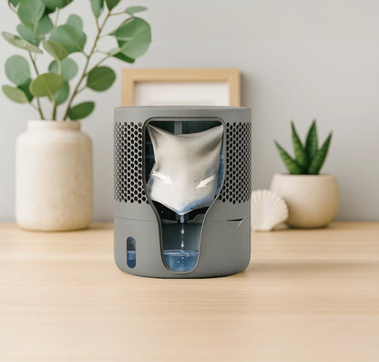 iN Dehumidifier with 2×300g Refillable Absorb Bags | UK Safety Compliant | Zero Energy Consumption Moisture Absorber