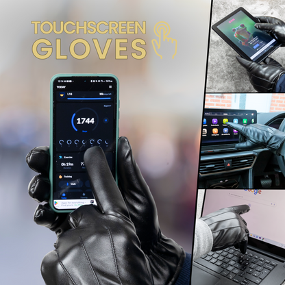 Leather Unisex Touchscreen Gloves - iN Style - DSL