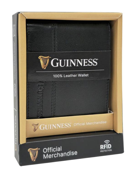 Guinness Wallet for Men - Bifold Leather Wallet - RFID-Blocking - DSL