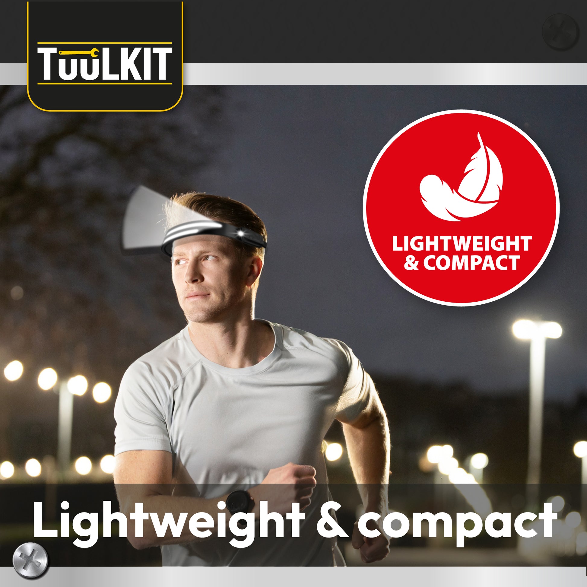 Head Torch | Headlamp | Motion Sensor Headtorch | Lightweight Headtorch - DSL