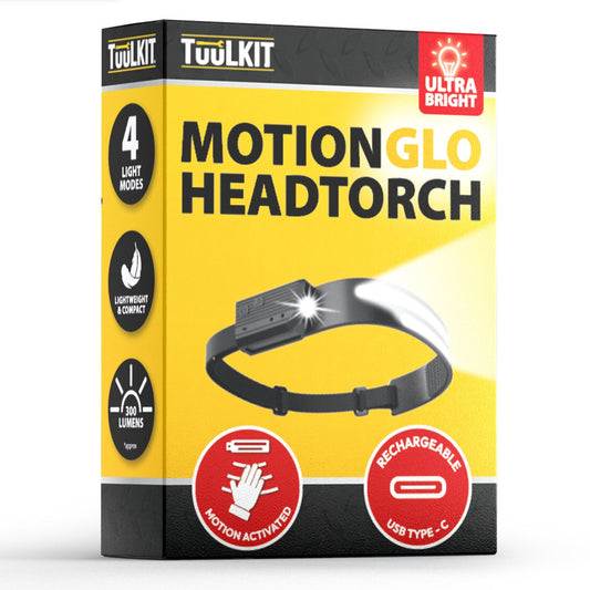 Head Torch | Headlamp | Motion Sensor Headtorch | Lightweight Headtorch - DSL