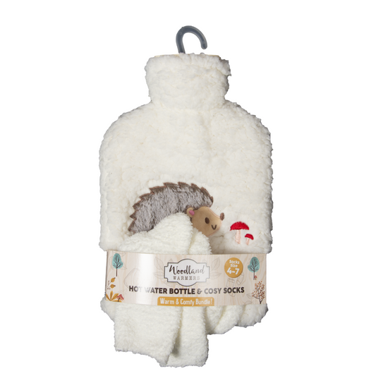 Super Soft Hot Water Bottle with Socks