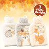 Hot Water Bottle with Soft Cover - Grey - DSL