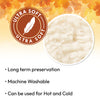 Hot Water Bottle with Soft Cover - White - DSL
