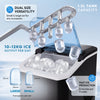 iN Ice Maker Machine – 9 Bullet Ice Cubes in 8 Mins, 12kg Daily Output