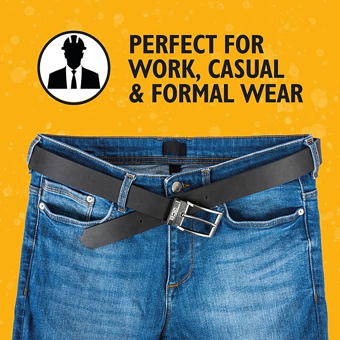 Smart Casual Jeans Black Belt for Men - JCB - DSL