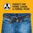 Smart Casual Jeans Black Belt for Men - JCB