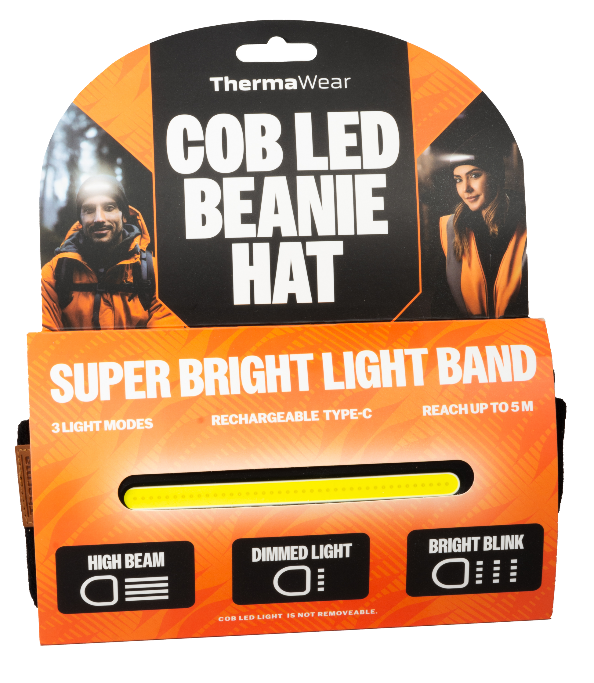 Therma Super Bright Light Band - COB Led Beanie Hat - DSL