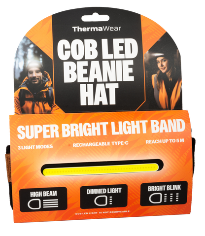 Therma Super Bright Light Band - COB Led Beanie Hat - DSL
