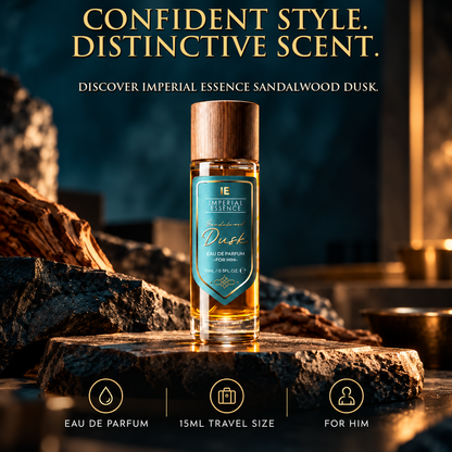 Travel Perfume 15ml – Long Lasting Eau de Parfum Fragrance Spray, Pocket-Sized Mini Perfume for Men