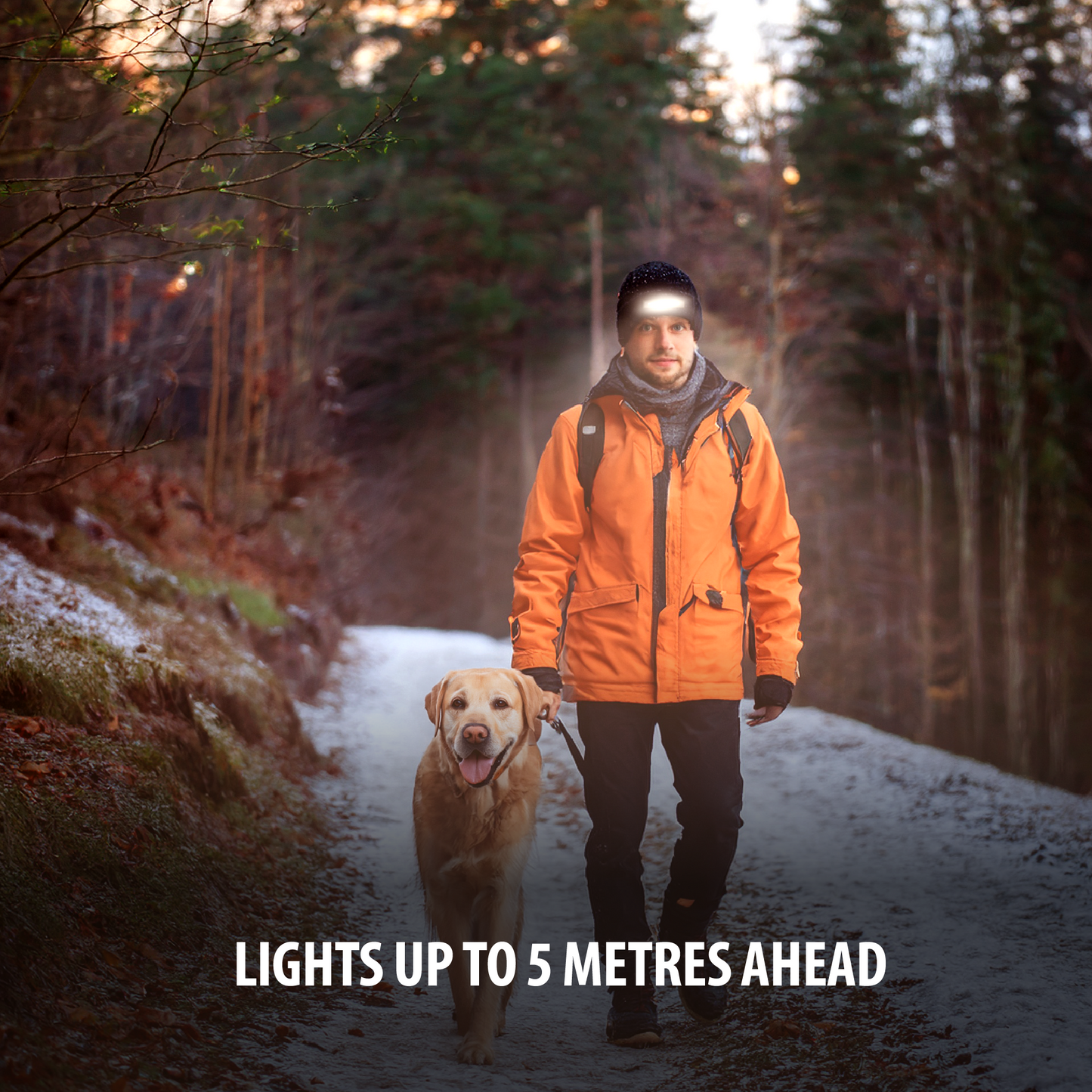 Therma Super Bright Light Band - COB Led Beanie Hat