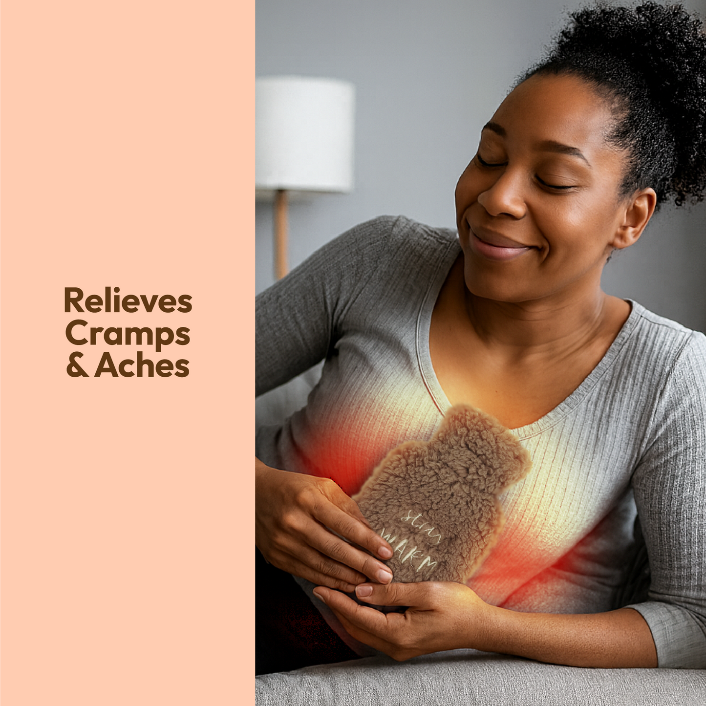 Mini Hot Water Bottle with Super Soft Cover – Travel Size