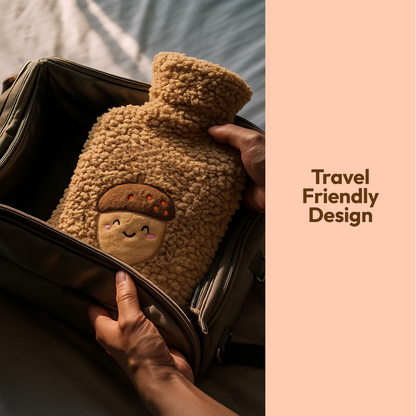 Hot Water Bottle with Soft Cover