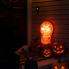 iN Halloween Spooky LED Skull - Colour Changing LED Lights - Spooky Sounds - Motion Detection - Halloween Decoration Size 19 x 8 x 30 cm - DSL