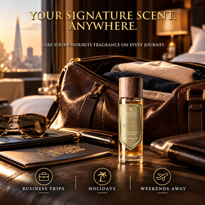 Travel Perfume 15ml – Long Lasting Eau de Parfum Fragrance Spray, Pocket-Sized Mini Perfume for Men