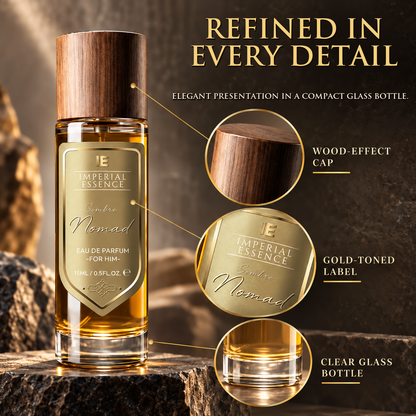 Travel Perfume 15ml – Long Lasting Eau de Parfum Fragrance Spray, Pocket-Sized Mini Perfume for Men