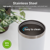 Stainless Steel Water Bottle - Double Wall Vacuum Insulated Tumbler with Straw & Air-Tight Seal, BPA-Free Travel Mug, Spill-Resistant, 7 Hour Insulation for Hot or Cold Drinks, Quencher - DSL