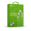 USB Type-C Earphones with Mic & Playback Controls – 1.2m Cable, Noise Reduction