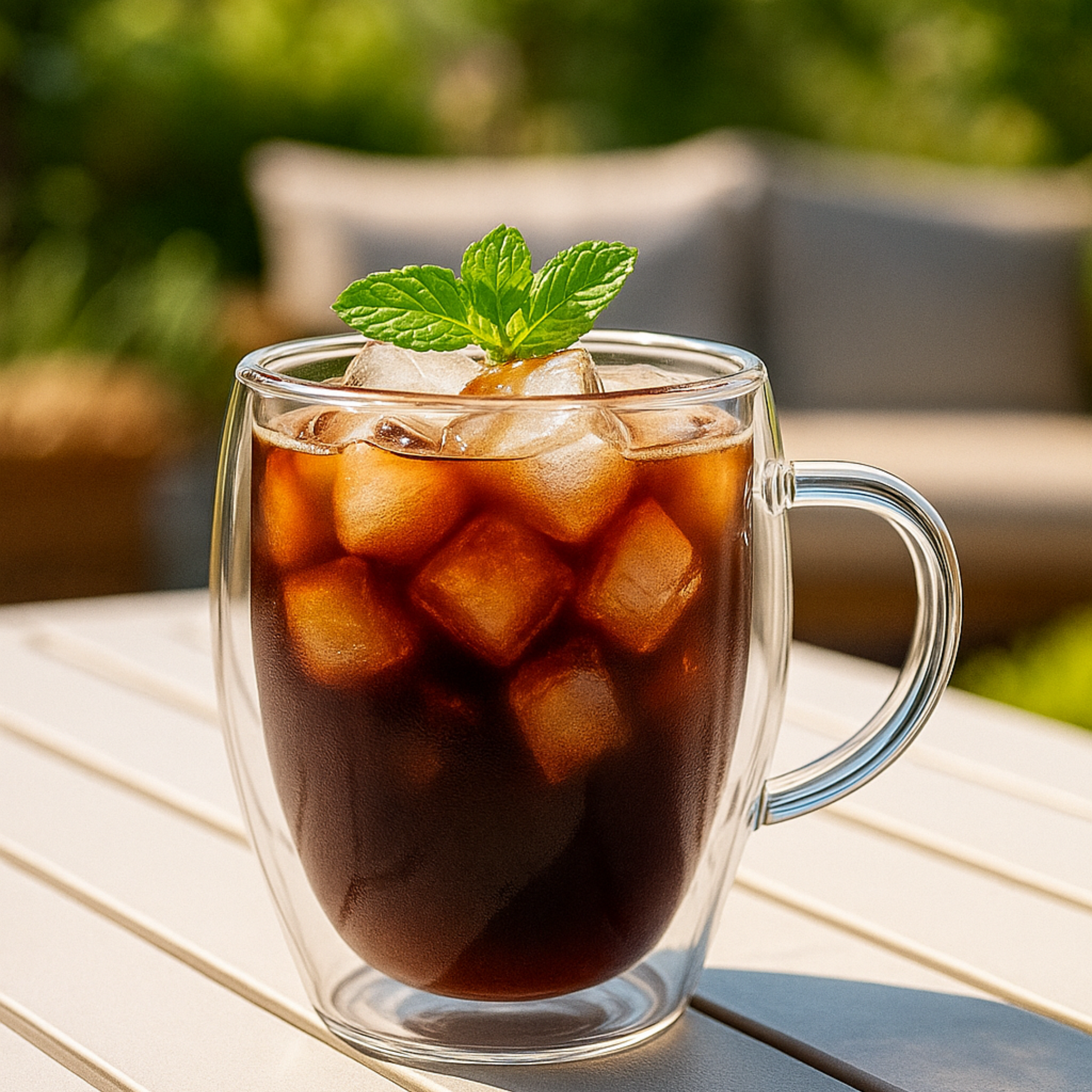 iN Insulated Glass Mug 350ml – Double Wall Borosilicate Glass Coffee Cup for Hot & Cold Drinks, Lightweight Heat Resistant Glassware for Latte, Tea, Cappuccino, Iced Coffee, Mocktails & Desserts - DSL