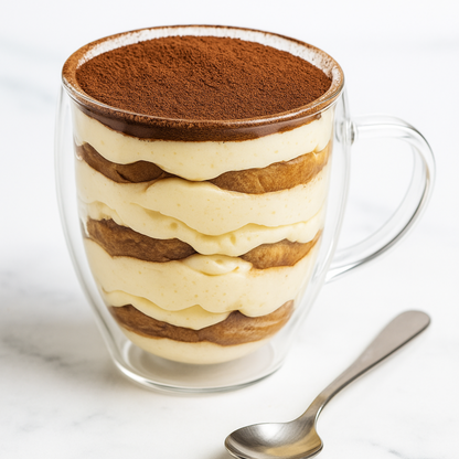 iN Insulated Glass Mug 350ml – Double Wall Borosilicate Glass Coffee Cup for Hot & Cold Drinks, Lightweight Heat Resistant Glassware for Latte, Tea, Cappuccino, Iced Coffee, Mocktails & Desserts - DSL