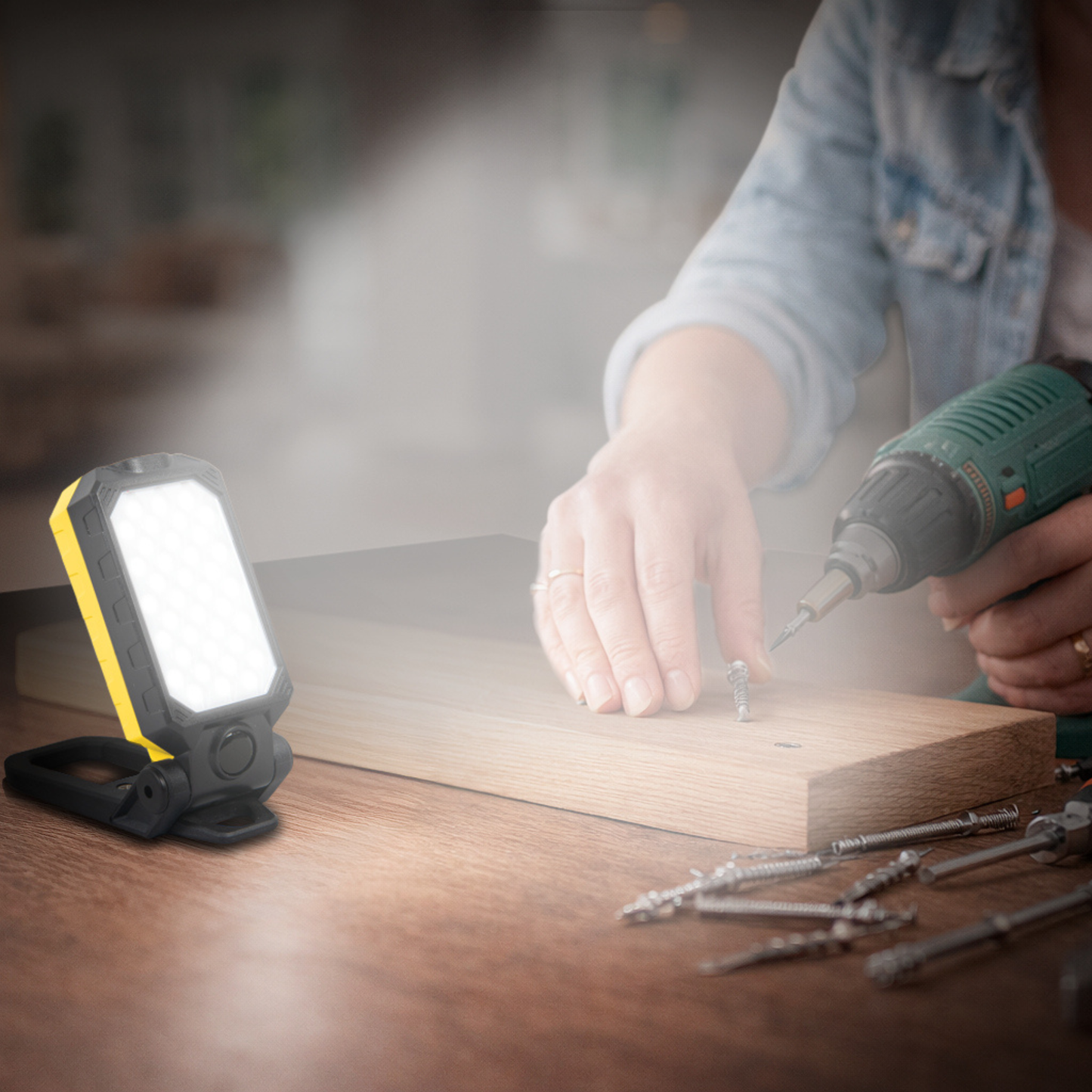 TuuLKIT 8-in-1 Ultra Bright LED Work Light - Type-C USB Rechargeable