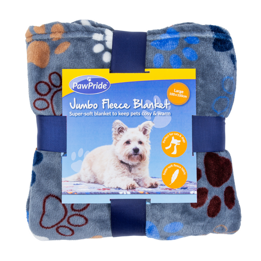 Jumbo Fleece Pet Blanket – Super Soft, Cosy & Washable Throw for Cats & Dogs (100x100cm) - DSL