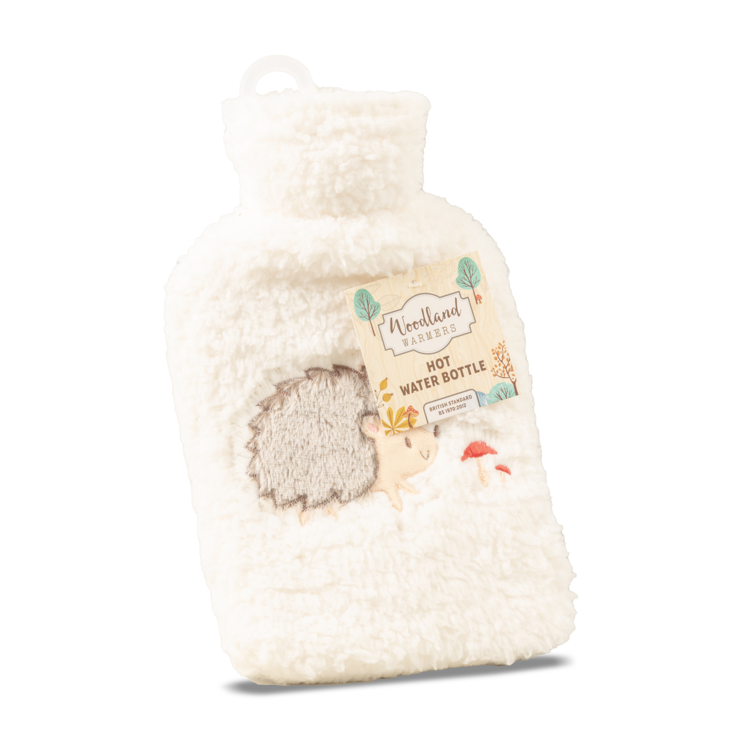 Hot Water Bottle with Soft Cover - White - DSL